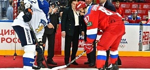 Дмитрий Миронов рассказал в интервью федеральному каналу о матче «Еврохоккейтура» в Ярославле