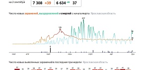 Коронавирус в Ярославской области: 39 заболевших, 99 вылечившихся