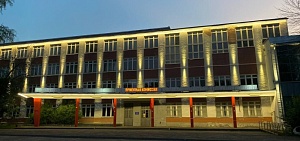 Здание Ярославского техуниверситета украсила подсветка Здание Ярославского техуниверситета украсила подсветка