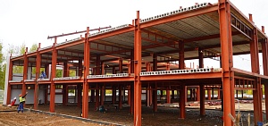 Началась подготовка к бетонированию первого этажа модульной поликлиники на улице Гоголя в Ярославле