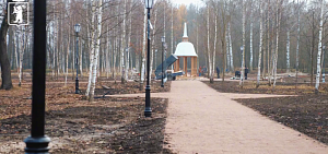 В Петропавловском парке Ярославля воссоздали историческую беседку 