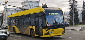 Два троллейбусных маршрута в Ярославле временно закроют с нового года