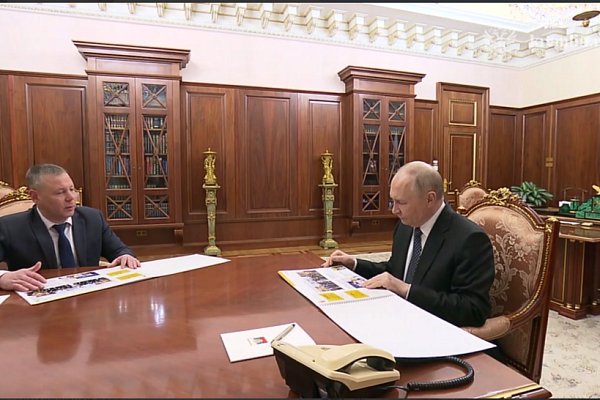 Ярославский губернатор рассказал Владимиру Путину о достижениях Ярославской области