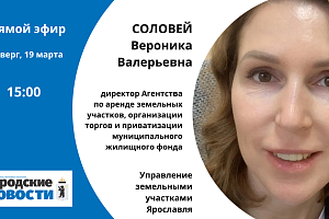 Вероника Соловей. Управление земельными участками Ярославля